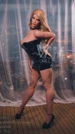 WMDOLL  TPE Dolls5'5 FT (167CM) fitness with head 366#