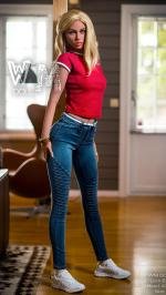 WMDOLL  TPE Dolls  WM 172cm B cup with #372 head